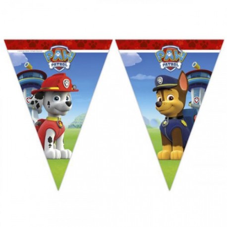 Paw Patrol Flags Banner