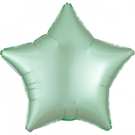 Mint Green Star Foil Balloon