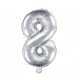 8 Silver Foil Balloon