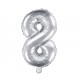 Palloncino foil 8 Silver
