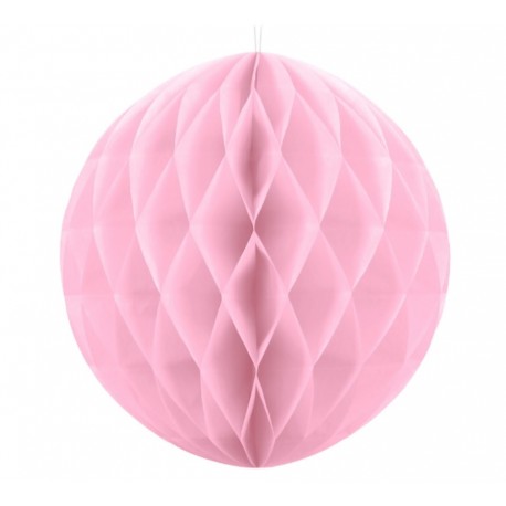 Sfera nido d'ape Rosa Pastello 30cm
