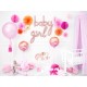 Sfera nido d'ape Rosa Pastello 30cm - idea decorazione Baby Shower