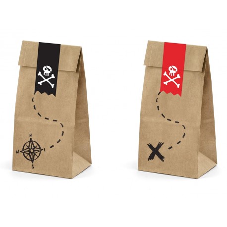 Pirates Treat Bags with Stickers