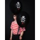 Pirates Party Skull Balloons 5 pc