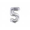 5 Silver Foil Balloon