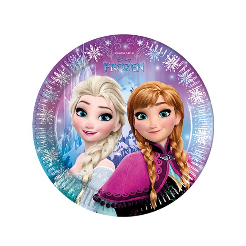 Piatti Frozen Northern Light per Festa compleanno a tema Frozen
