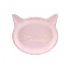 Pink Kitten Plates