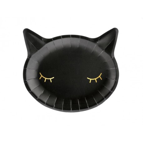 Black Kitten Plates