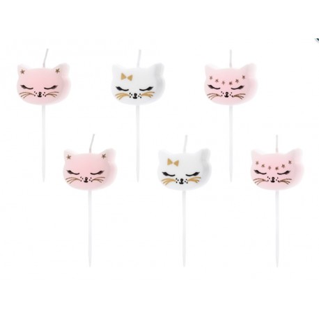 Candeline Gattini per torta compleanno bimba