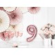 Number 9 Rose Gold Foil Balloon - girls birthday party
