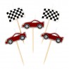 Party Racer Cars Candles Set