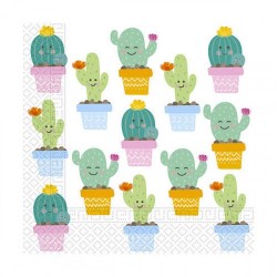 Tovaglioli per festa tema Cactus