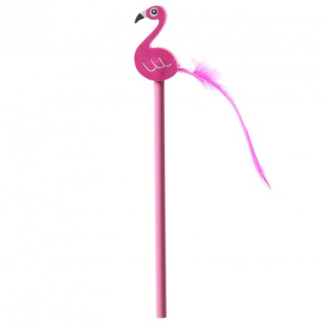 Pencil with rubber Flamingo