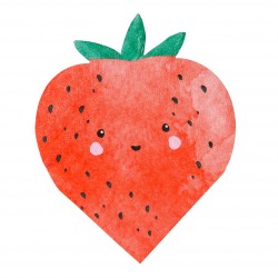 Strawberry shaped Napkins