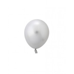 Metallic Silver Mini Balloons