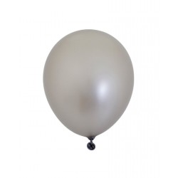 Metallic Silver Standard Latex Balloons