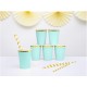 Mint and Gold Paper Party Cups