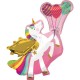 Winged Unicorn SuperShape Foil Balloon