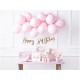 Festone Happy Birthday Oro Rosa - deco festa Gattini