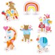 Baby Zoo Centerpiece Decoration Set