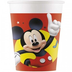Tovaglia Di Carta Mickey Mouse 120x180cm Folat - Decorazione Festa Compleanno Bambini Multicolore