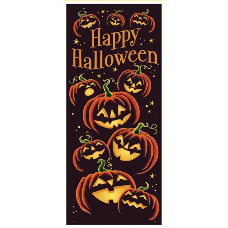 JeoPoom Happy Halloween Banner Banner di Buon Halloween Hallowen Decorazioni Elementi di Zucca