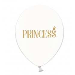 "Princess" Crystal Clear Balloons