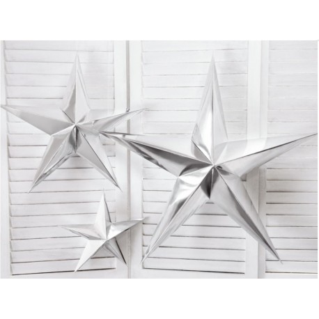 Silver Paper Star