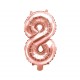 Palloncino foil 8 Oro Rosa