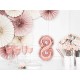 Palloncino foil 8 anni Oro Rosa