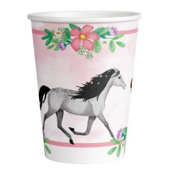 Beautiful Horses paper party cups