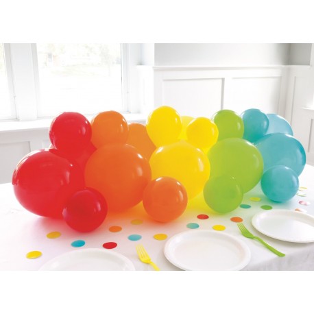 Rainbow Balloons Table Decoration Kit