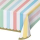Pastel and Gold Foil Tablecover