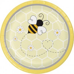 Bumblebee Baby Dessert Plates