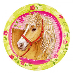 Charming Horses Plates