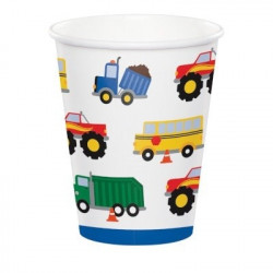 Traffic Jam Party Paper Cups