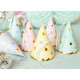 Pastel Stars Party Hats for girls birthday party
