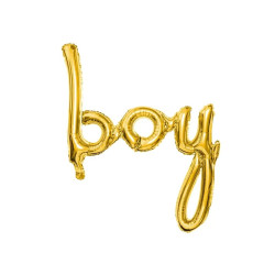 "Boy" gold foil Balloon