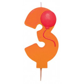 Birthday Candle with balloon 3