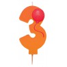 Candela Numerale Palloncino 3