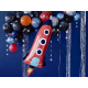 Foil Balloon Rocket for Space party