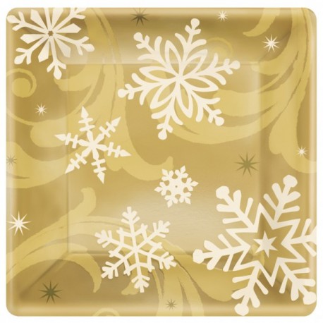 Piattini Natalizi - Natale Dorato