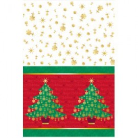 Christmas Tree Plastic Tablecover