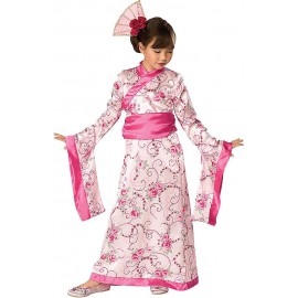 Costume da Indiana rosa per bambina