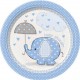 Baby Joy Blue Dessert Plates
