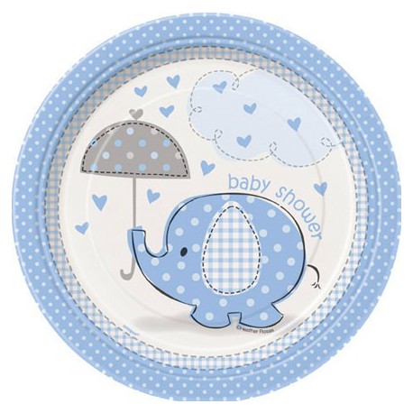 Baby Joy Blue Dessert Plates