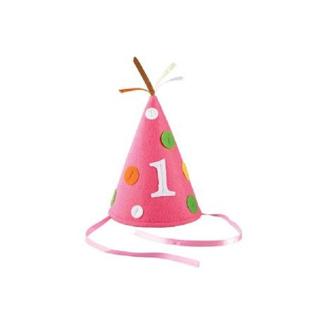 First Birthday Pink Felt Hat