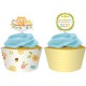 Cupcake Wrapers con Decorazione Civetta
