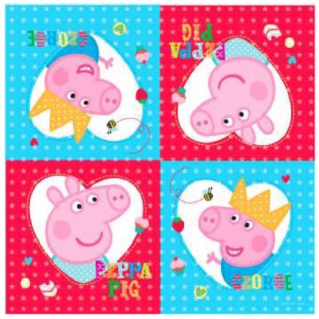 Peppa Pig and George Lunch Napkins