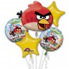 Angry Birds Foil Balloons Bouquet
